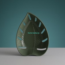 Блюдо для фруктов Mason Cash In The Forest Leaf зеленое 19х6х26 см